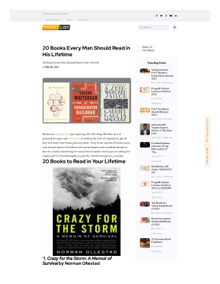 5 books every man should read , books every man should read , top 10 books every