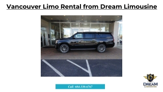 Vancouver Limo Rental - Dream Limos