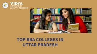 Top BBA Colleges in UP | Best BCA College in UP