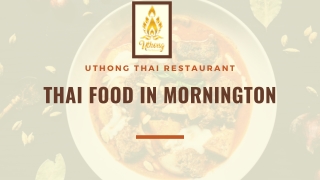Best Thai Food In Mornington at Cheap Rates