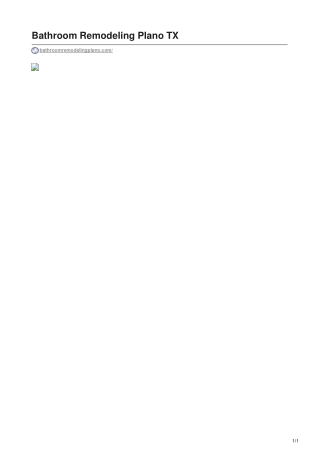 bathroom remodeling plano