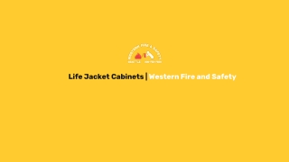 Life Jacket Cabinet: LJC-2 Series Manufactured by Thomas Products