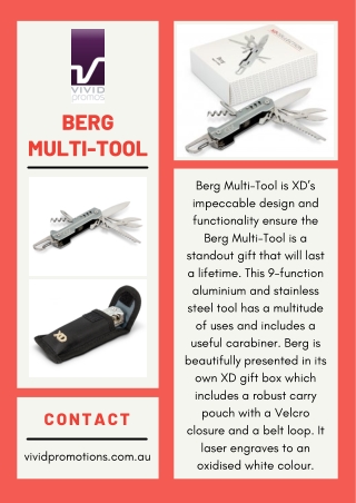 Purchase Berg Multi Tool Online At Vivid Promotions Australia