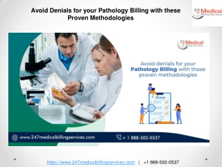 Avoid Denials for your Pathology Billing with these Proven Methodologies