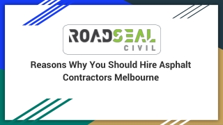 Asphalt contractor in Melbourne