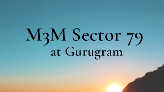 M3M 79 Sector Gurugram-Brochure