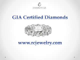 Online Best GIA Certified Diamonds - www.rcjewelry.com