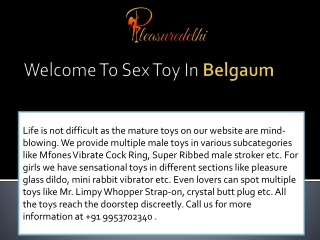 Welcome To Sex Toy In Belgaum - Pleasuredelhi