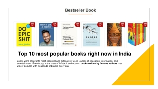 Top 10 most popular books right now in India