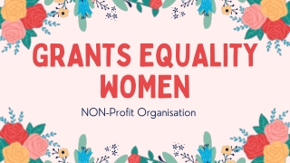 Grants Equality Women || NGO For Women || Women Empowerment || Novlok.org