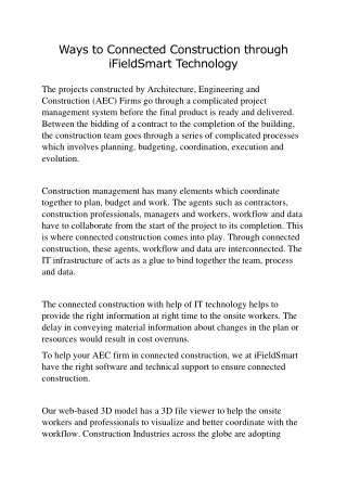 Ways to Connected Construction through iFieldSmart Technology.edited