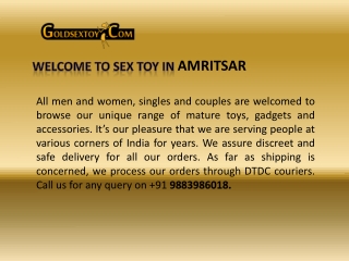 sex toys Amritsar