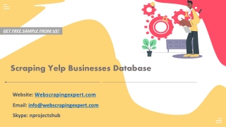 Scraping Yelp Businesses Database