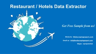 Restaurant  Hotels Data Extractor