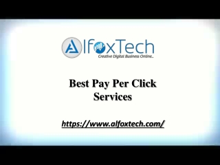 Best Pay Per Click Services | alfoxtech.com