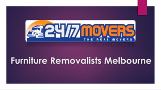 Furniture Removalists Melbourne