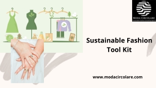 Sustainable Fashion Tool Kit