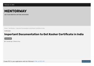 globally acceptable kosher certificate