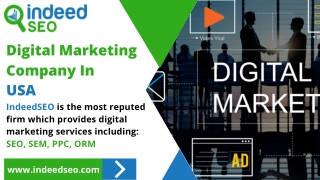 Best Digital Marketing Company In USA - IndeedSEO