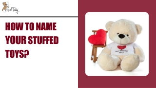 How to Name Your Stuffed Toys