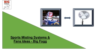 Sports Misting Systems For Games - Big Fog