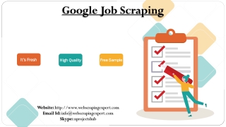 Google Job Scraping