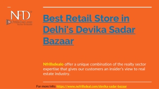 Best Retail Store in Delhi's Devika Sadar Bazaar
