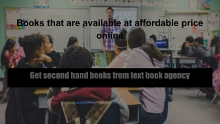 Books that are available at affordable price online