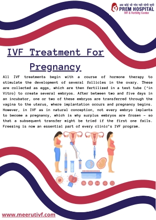 IVF Treatment For Pregnancy