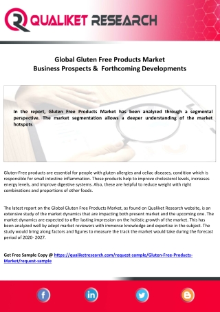 Gluten Free Products Market