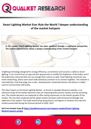 Smart Lighting Market