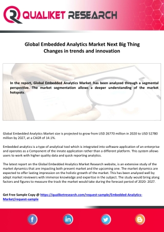 Embedded Analytics Market