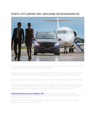 North Attleboro MA Limousine Booking