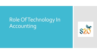 Role Of Technology In Accounting