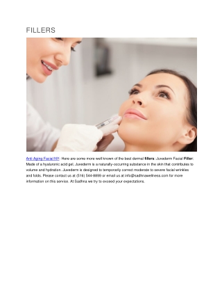 Anti Aging Facial NY