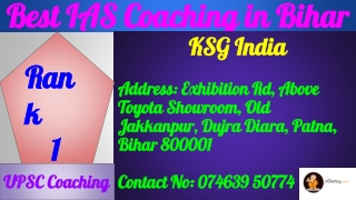 Best IAS Coaching in Bihar