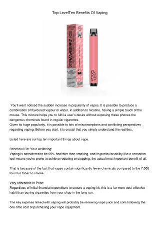 TopLevelTenBenefitsOfVaping