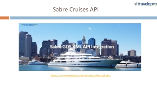 Sabre Cruises API