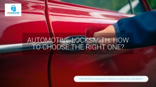 Automotive Locksmith Fort Worth