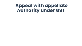 Appeal with appellate