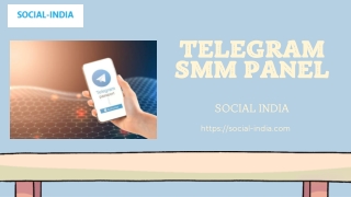 Telegram SMM panel