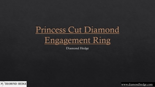 Princess Cut Diamond Engagement Ring 1