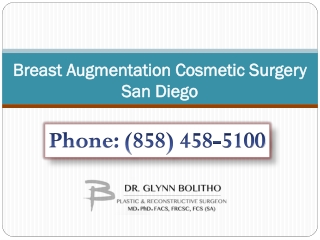 Breast Augmentation cosmetic surgery San Diego