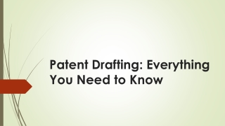 Patent Drafting: Everything You Need to Know