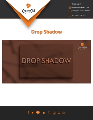 Photoshop Shadow Effect | Drop Shadow Service | Cre8iveSkill