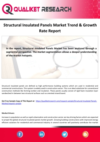Structural Insulated Panels Market Size & Growth Opportunity,Forecast-2027