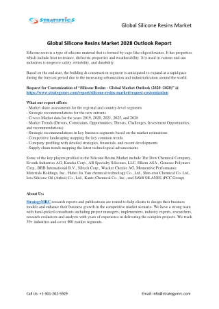 Silicone Resins Market Forecasts to 2028