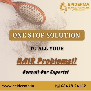 Hairloss Problems - Best Dermatology Centre in Jayanagar - Epiderma Clinic