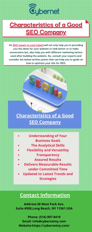 Characteristics of a Good SEO Company