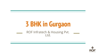 3 BHK in Gurgaon